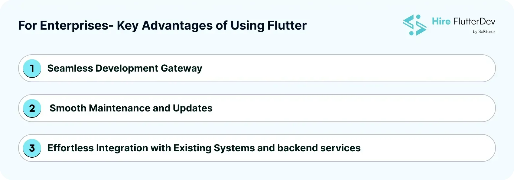For Enterprises - Key Advantages of Using Flutter