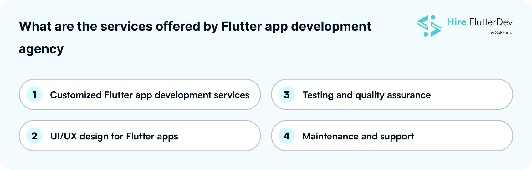 What are the services offered by Flutter app development agency 