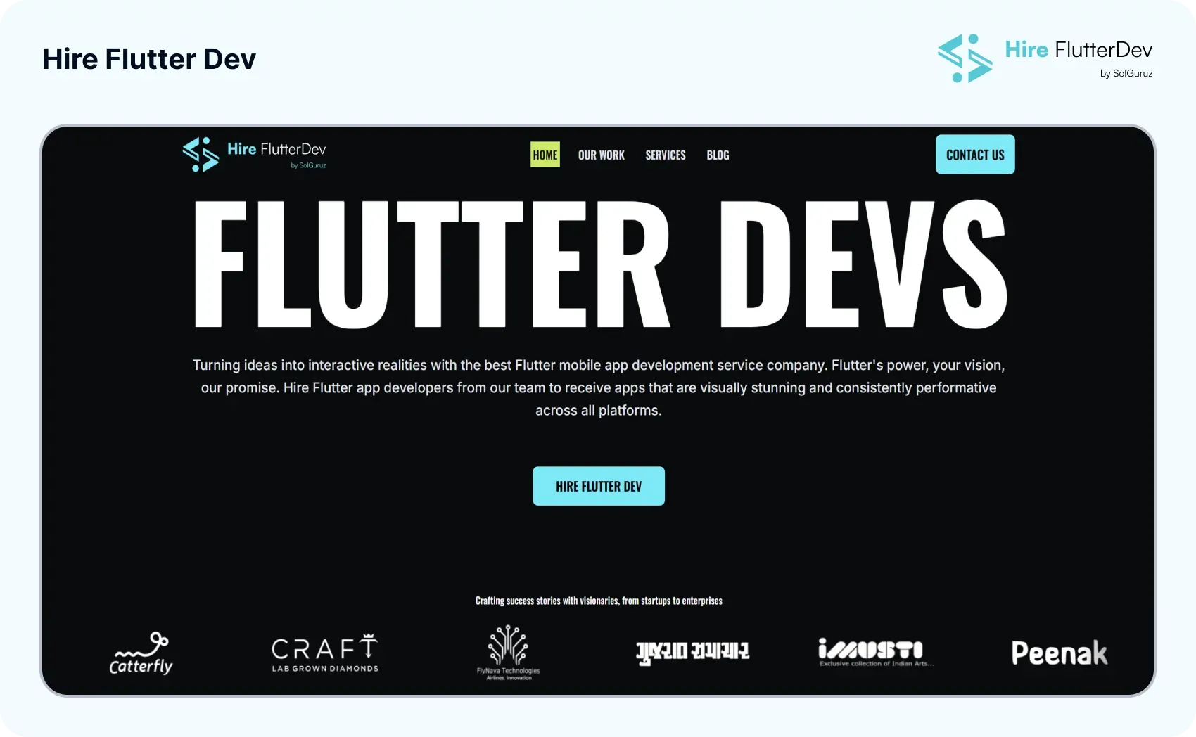 hire flutter dev mobile app development