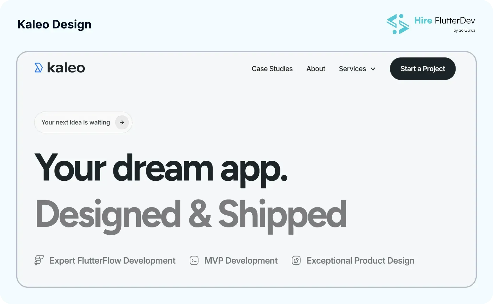 kaleo design