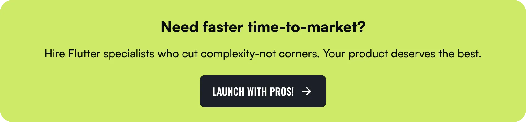 need faster time to market