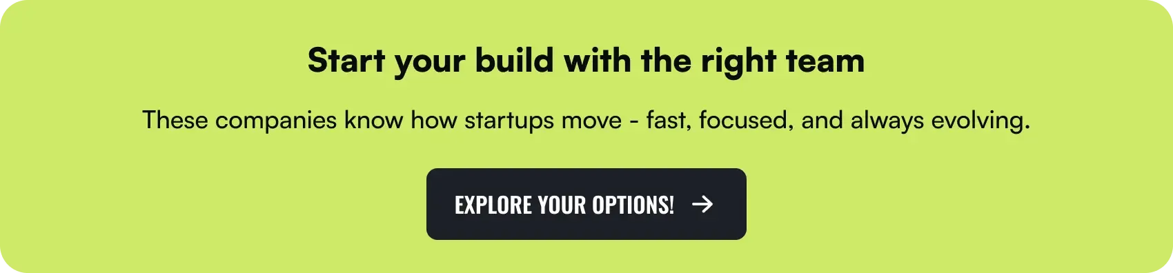 start your build with right team