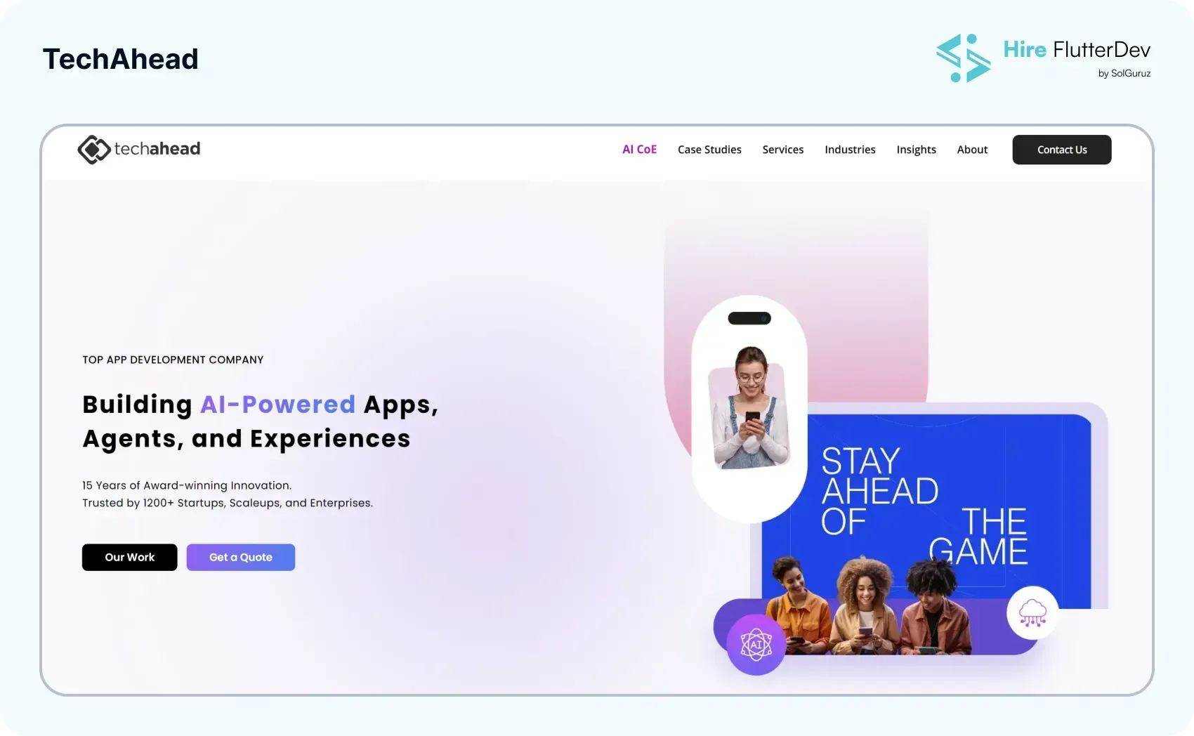 tech ahead startup app development