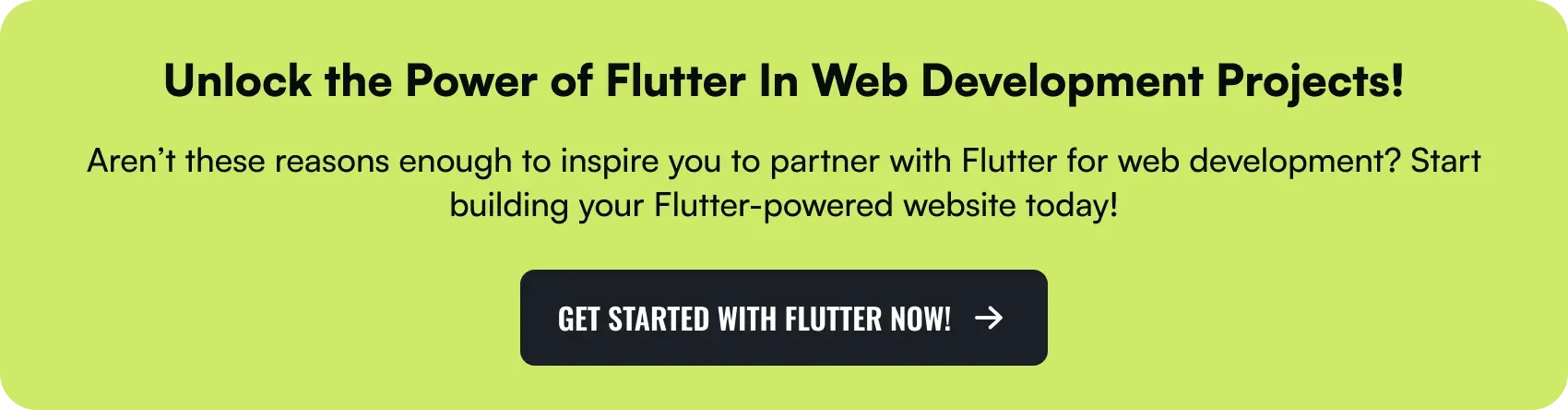 Unlock the Power of Flutter in Web Development Projects